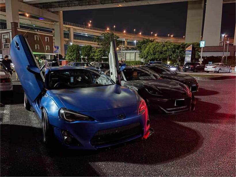 R34Skyline Daikoku PA Fast & Furious Private Experience - Daikoku PA and the Japanese car meeting