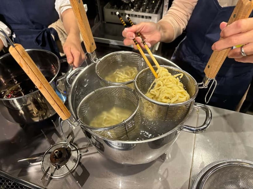 Ramen Making from Scratch +Akihabara Tour –Cooking Class - Eating the bowl you made yourself