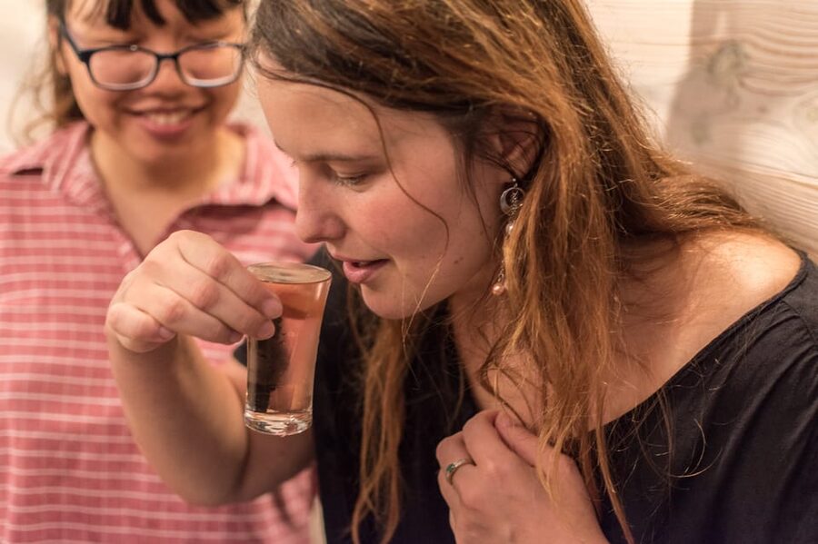 Sake & Food Pairing with Sake Professional - Getting to the hidden second-floor entrance