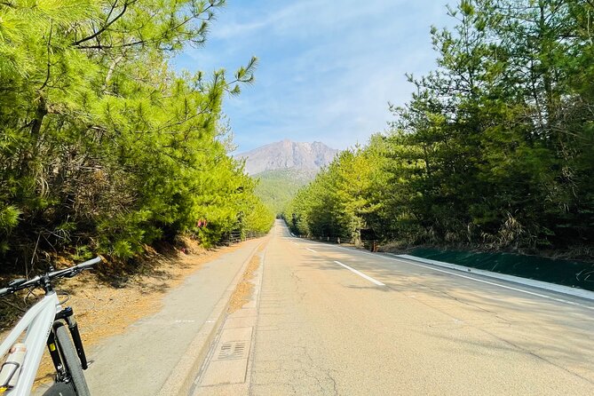 Sakurajima Century Lava Climb Journey with E-bike - Taisho lava and the marks left by eruption