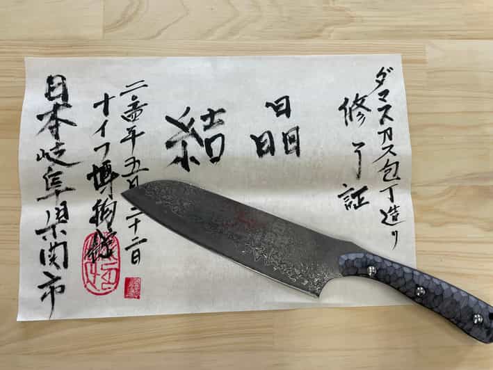 Seki: Samurai Knife Making Experience at the Knife Museum - Testing the blade makes the craft feel real