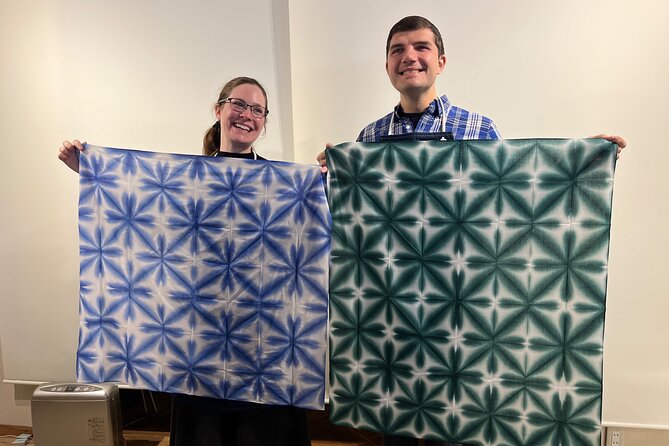 Sekka Cotton Furoshiki Class - Folding Kyoto into a Furoshiki