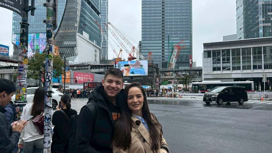 Shibuya: Crossing, Hachiko & Shibuya Sky Guided Tour - Walking through Center Gai and Basketball Street
