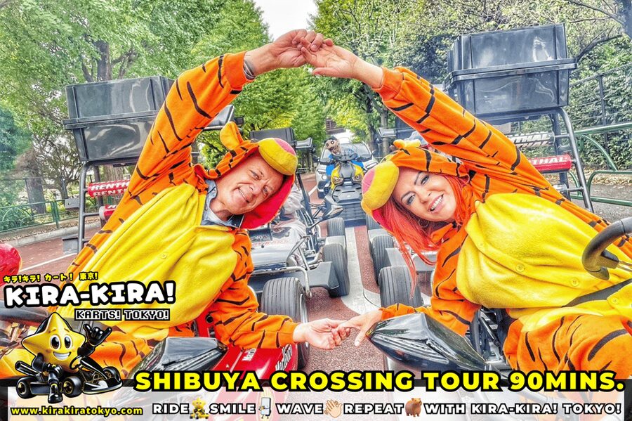 Shibuya Crossing x Tokyo Tower and more! Go-Kart Tour - Harajuku brings a different feel to the route