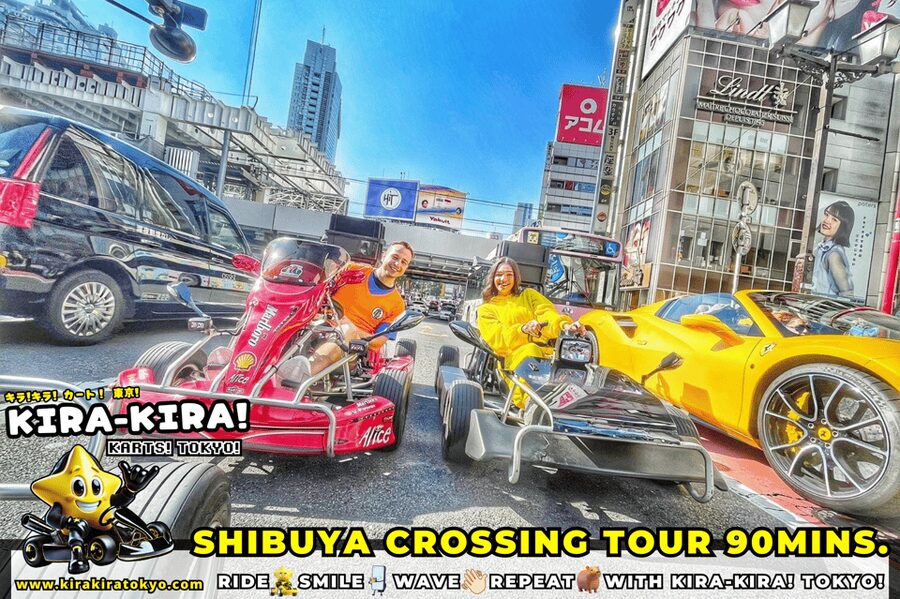 Shibuya Crossing x Tokyo Tower and more! Go-Kart Tour - Shibuya Crossing is the grand finale