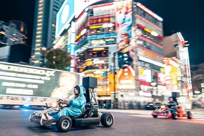 Shibuya Go Karting Tour with Funny Costume - At Akiba Kart Shibuya before departure