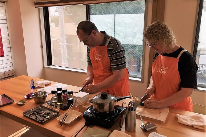 Small-Group Wagyu Beef and 7 Japanese Dishes Tokyo Cooking Class - Friendly English-speaking instructors