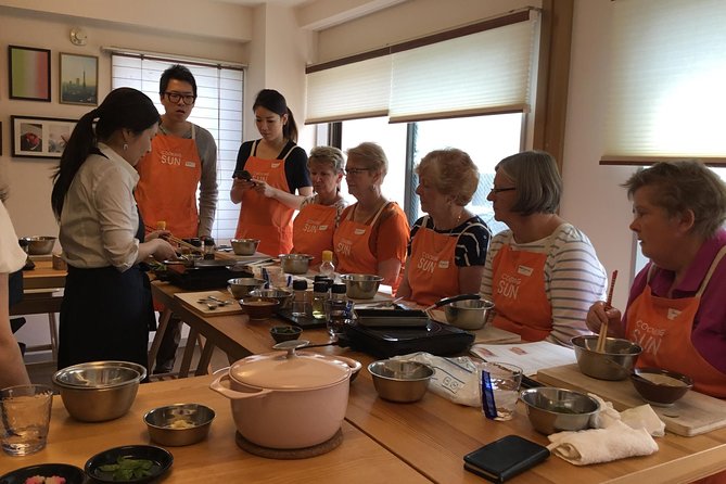 Small-Group Wagyu Beef and 7 Japanese Dishes Tokyo Cooking Class - Making dashi, the foundation of the meal