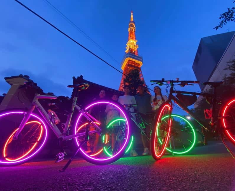 Tokyo: 2-Hour Night Bike Tour of the City's Hidden Gems - Tokyo Midtown’s seasonal illumination