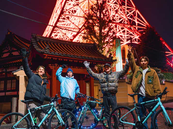 Tokyo: 2-Hour Night Bike Tour of the City's Hidden Gems - Shibuya after dark, seen from the saddle