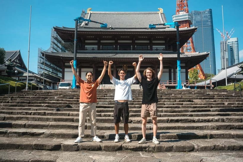 Tokyo: 3-Hour Bike or E-Bike Tour of City's Hidden Gems - Zojo-ji gives the ride a strong opening