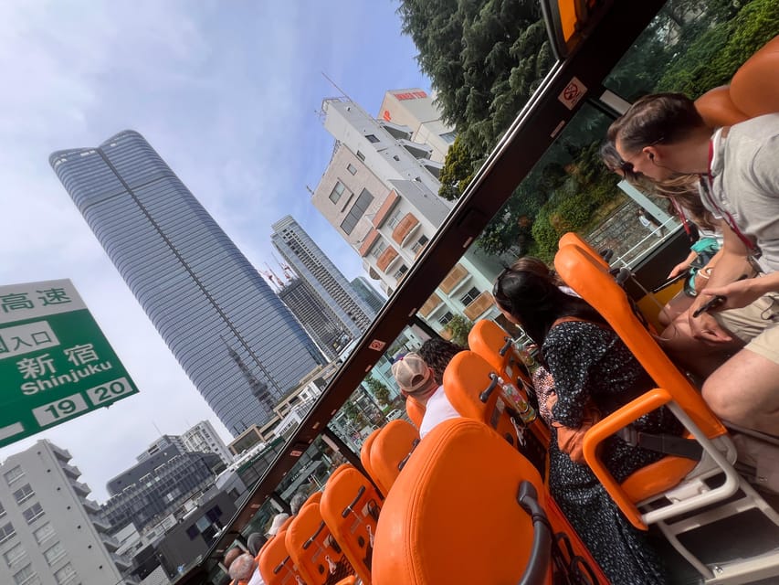 Tokyo: 60min Panoramic Open Top Bus Tour with Audio Guide - The audio guide and what you need to bring
