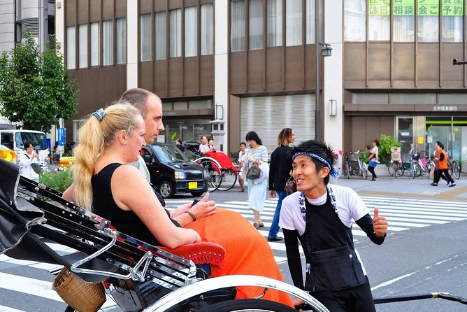 Tokyo Asakusa Rickshaw Tour - Asahi Beer Headquarters and the best photo stops