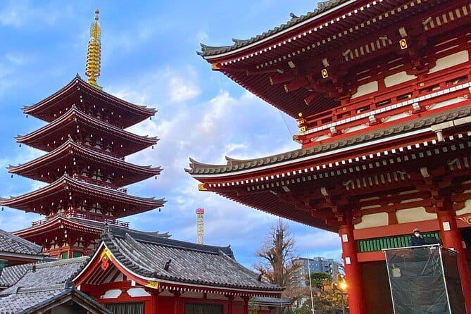 Tokyo: Asakusa Temple & Shrine Walking Tour with Local Guide - Beginning at Azuma Bridge with Skytree in view