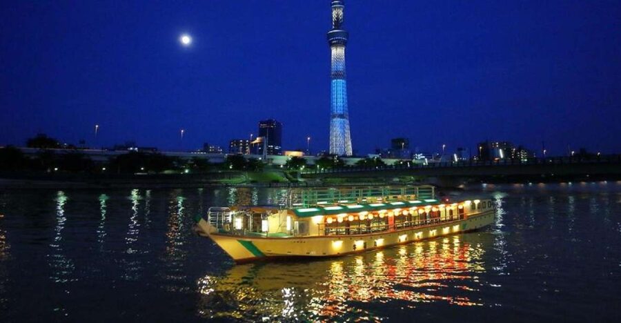 Tokyo Bay: Traditional Japanese Yakatabune Dinner Cruise - What you eat during the three-hour dinner