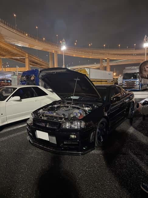 Tokyo: Best Price Daikoku Parking Area JDM Car Meet - Crossing Rainbow Bridge and passing Haneda Airport