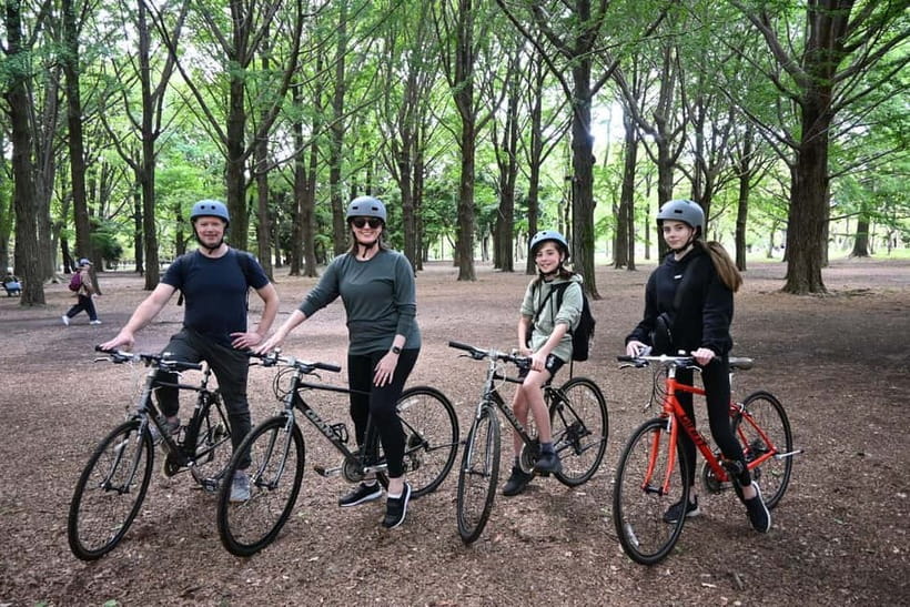 Tokyo Bike Tour: Shibuya, Harajuku & Hidden Gems - Aoyama Cemetery and the Gaien avenues