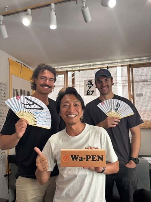Tokyo:Calligraphy &Make your original folding fan in Asakusa - Key points at a glance