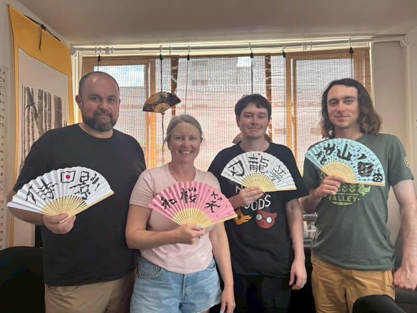 Tokyo:Calligraphy &Make your original folding fan in Asakusa - Who will enjoy this activity most