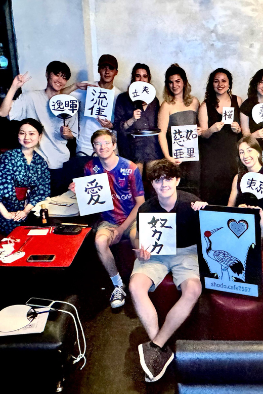 Tokyo: Calligraphy on Kanji Fan & Scroll with Drink - Should you book the calligraphy workshop?