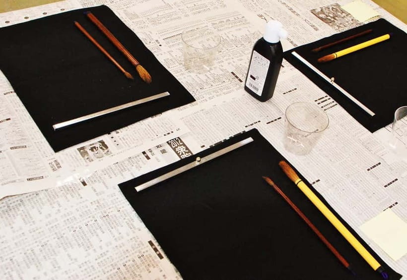 Tokyo: Calligraphy Workshop Craft Your Own Art in Asakusa - A Quiet Art Class in the Middle of Asakusa
