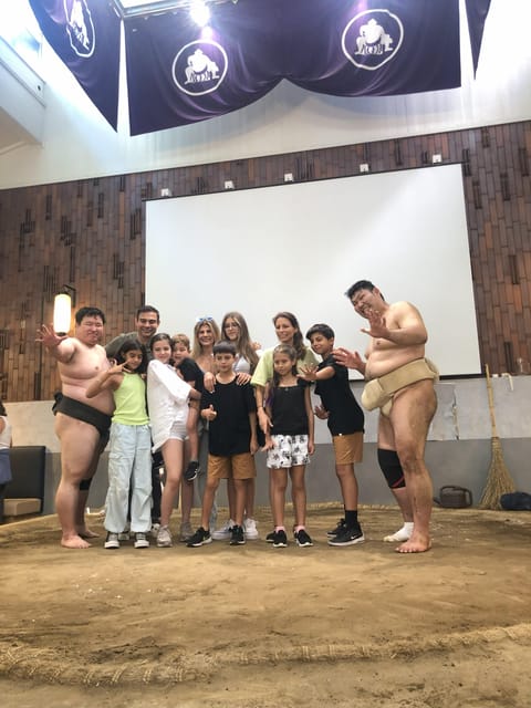 Tokyo: Challenge Sumo Wrestlers and Enjoy Meal - What happens during the 1.5-hour visit