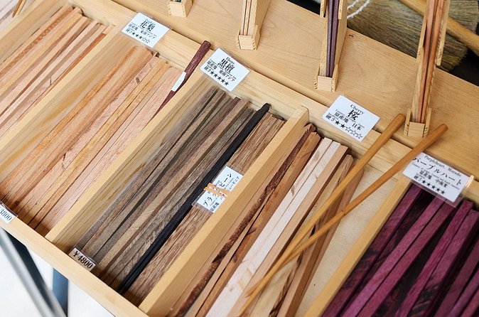 Tokyo Chopstick Making Workshop with Artisan - Picking wood, engraving, and the final finish