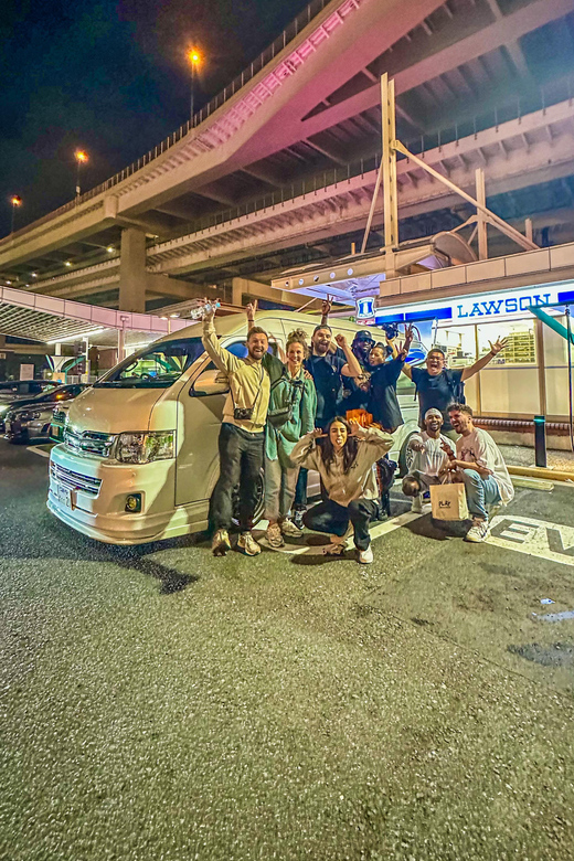 Tokyo: Daikoku JDM Car Meet Tour + LibertyWalk & Autobacs! - Comfort on a long evening drive