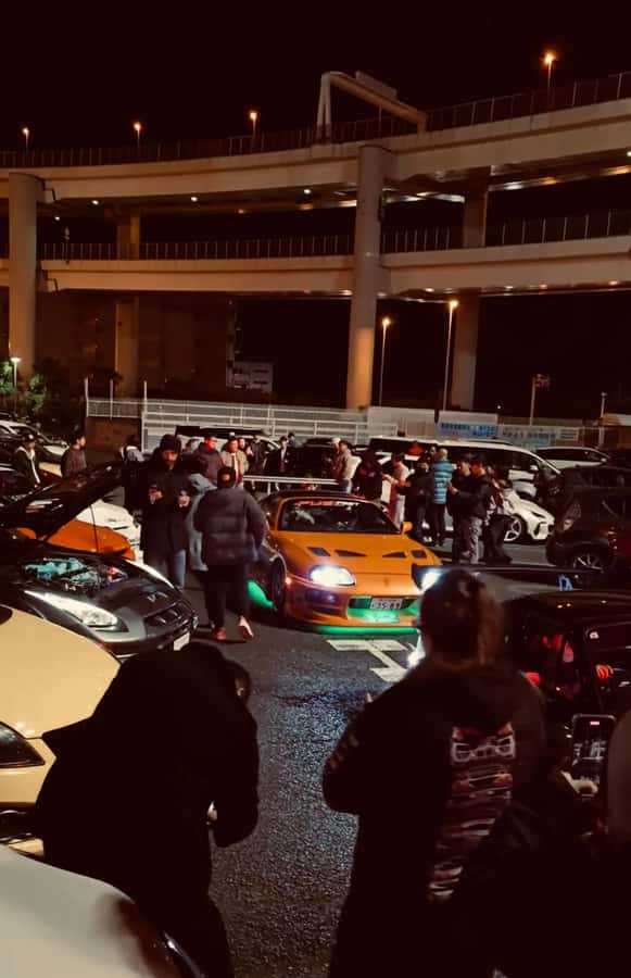 Tokyo: Daikoku PA & Shibuya Private Tour in a WRX STI - Daikoku PA and the changing car meet