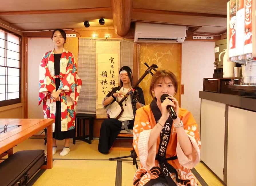 Tokyo Dinner Cruise & Tradition Show & Drinks & Tokyo Tower - What the $95 price gives you