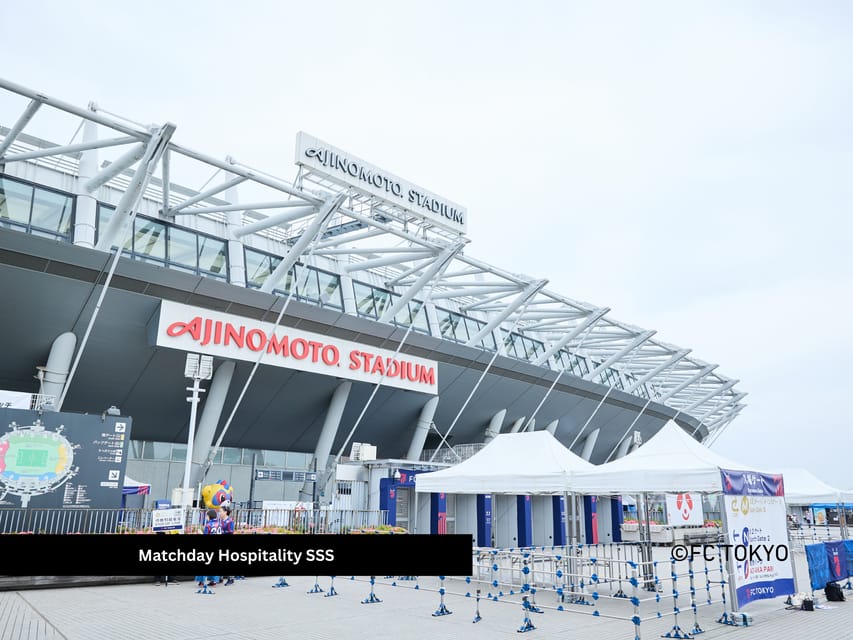 Tokyo: FC TOKYO Football Game at Ajinomoto Stadium - Food, drinks, and merchandise at the stadium