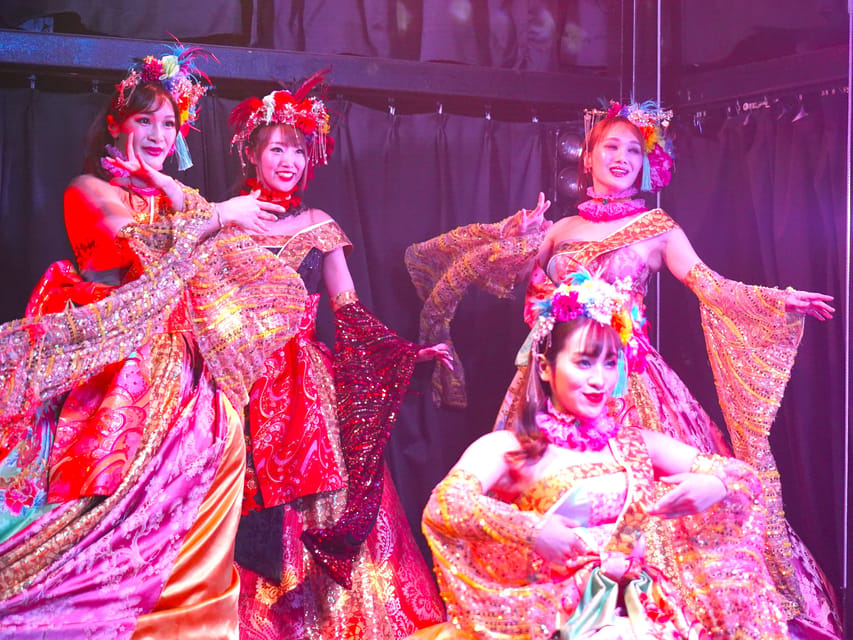 Tokyo GINZA: KONPARU Japanese Cabaret Show with Drink - What happens during the 50-minute show