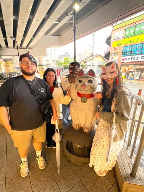 Tokyo: Gotokuji Cat Temple, Shinjuku Cat Cafe & 3D Cat Tour - Gotokuji Temple and its rows of lucky cats