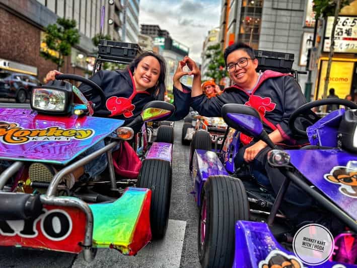 Tokyo: Guided Go Kart Tour from Harajuku to Shibuya Crossing - Leaving Harajuku behind the guide