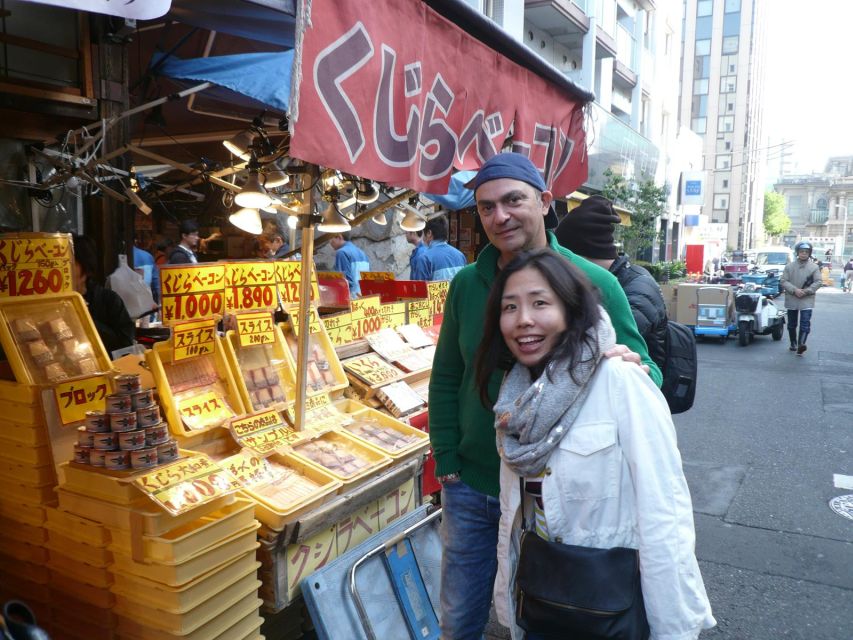 Tokyo: Guided Walking Tour of Tsukiji Market with Breakfast - Starting beneath the unusual Tsukiji Hongwanji Temple