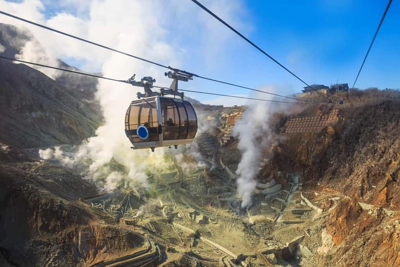 Tokyo: Hakone Fuji Day Tour w/ Cruise, Cable Car, Volcano - Lake Ashi and the decorated pirate boat