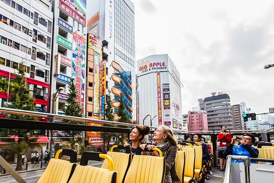 Tokyo: Hop-On Hop-Off Sightseeing Bus Ticket - Tokyo Tower, Tsukiji, and Ginza: classic city views