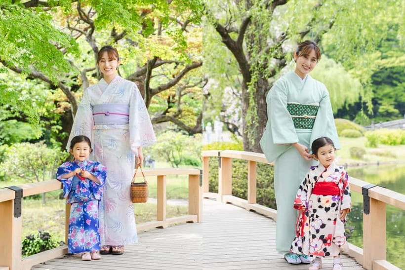 Tokyo: Kimono Rental inside Shinjuku Gyoen National Garden - Arriving at Rakuu-tei from Shinjuku Gate
