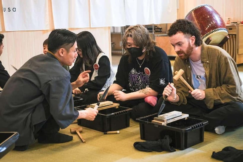 Tokyo: Knife Making Workshop (Sharpening, Engraving) - The practical details that matter after class