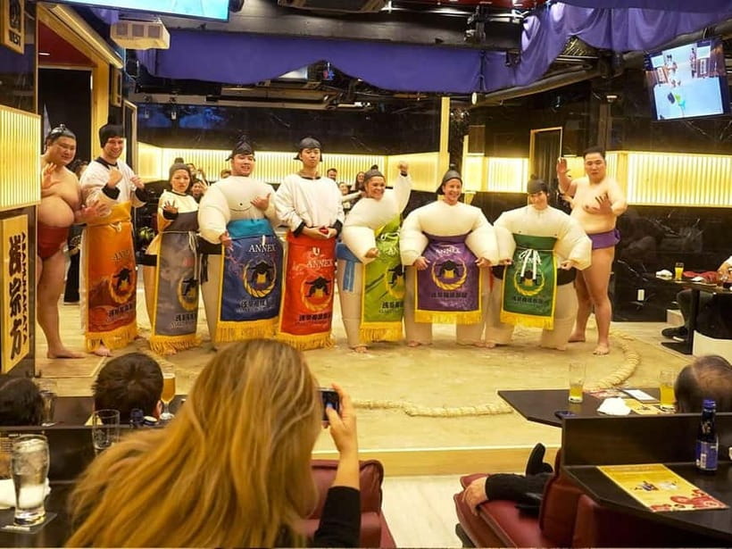 Tokyo:Luxury Sumo Show Experience & Japanese cuisine & Drink - Sumo in Asakusa, with dinner served ringside