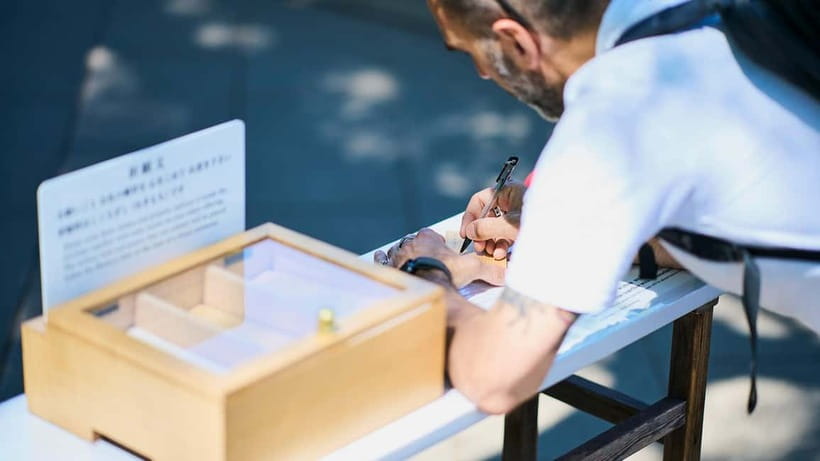Tokyo: Meiji Shrine Walking Tour — Shinto & Imperial System - Inside Meiji Shrine: prayer, fortunes, and protective charms
