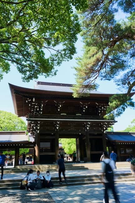 Tokyo: Meiji Shrine Walking Tour — Shinto & Imperial System - The first torii and the correct way to enter