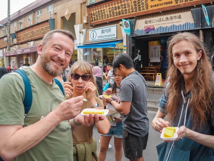 Tokyo Morning Tour: Meiji Shrine, Asakusa & Fish Market - Tsukiji Outer Market: the tour’s main food stop