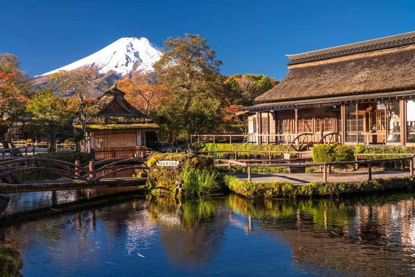 Tokyo: Mt. Fuji, Arakurayama Sengen Park, Oshino Hakkai Tour - Hikawa Clock Shop and Fujiyoshida Honcho Street