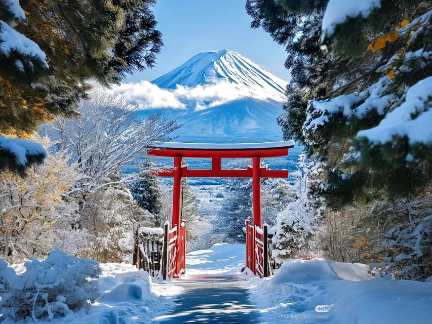 Tokyo: Mt Fuji Lake Kawaguchiko Tour & Arakuyama Sengen Park - Arakurayama Sengen Park and the Chureito Pagoda Climb