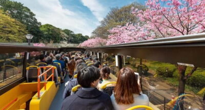 Open Top Panoramic Sightseeing Bus with Audio Guide