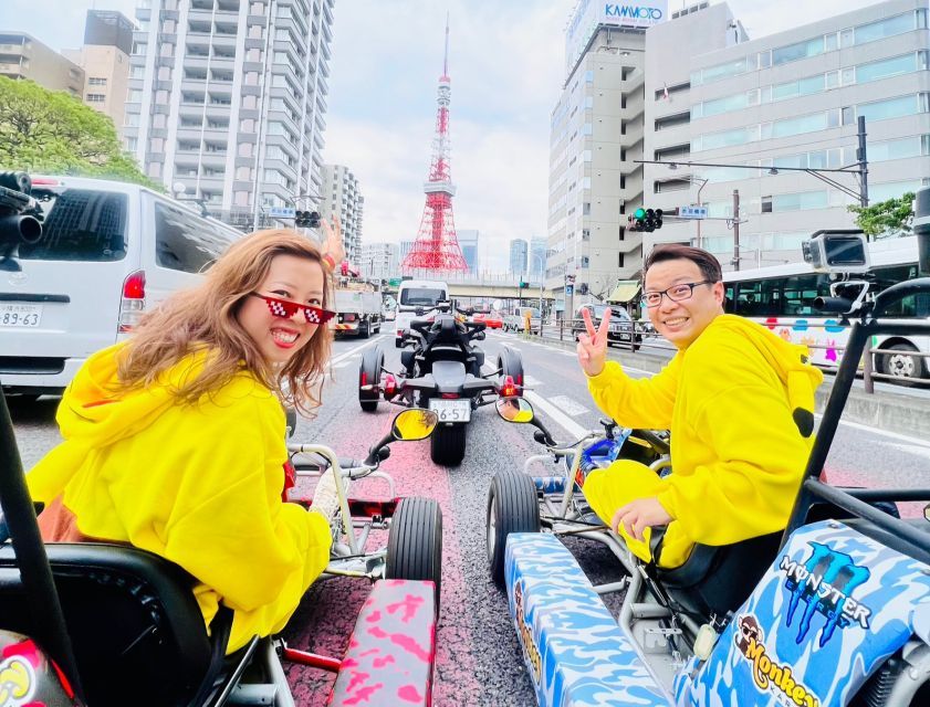 Tokyo: Premium Go-Kart Tour with Tower & Shibuya Crossing - Tokyo sightseeing with your seat inches above the road