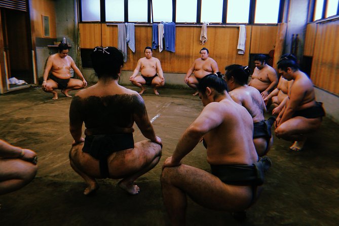 Tokyo Ryogoku Sumo Morning Practice + Photo Shoot with Wrestlers - Why a sumo stable is more revealing than a tournament