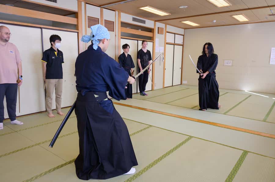 Tokyo: Samurai Adventure! Authentic Sword Experience - Watching the samurai demonstration up close