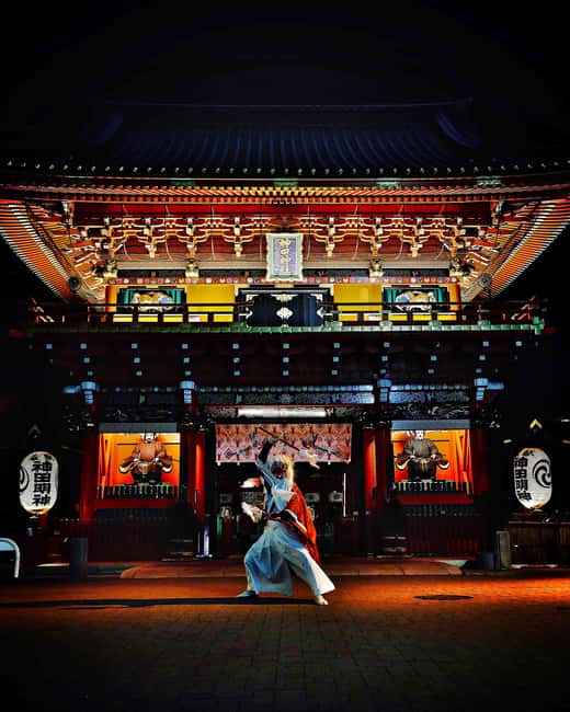Tokyo: Samurai Entertainment Night Show in Kanda Shrine - What to order before the 8:15 PM performance